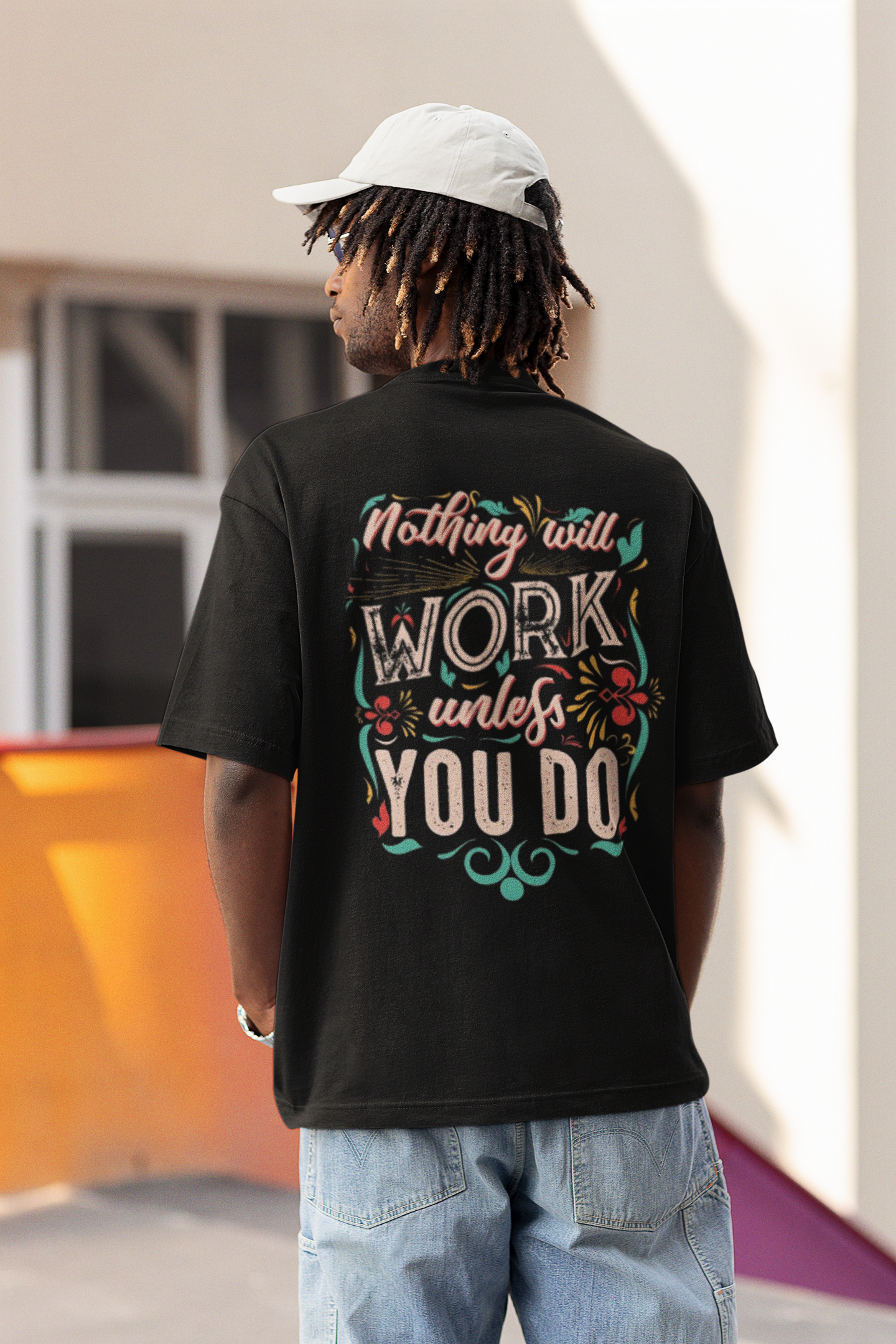 Work for it StreetWear Tshirt - Black – The Brod Store